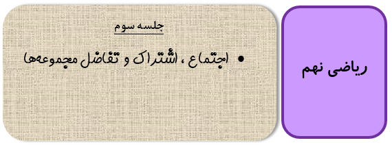 تفاضل مجموعه ها