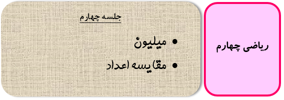 آموزش ریاضی چهارم