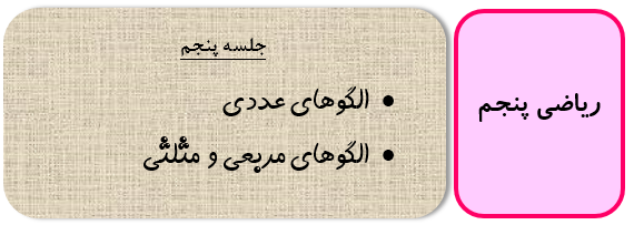 الگوهای مثلثی