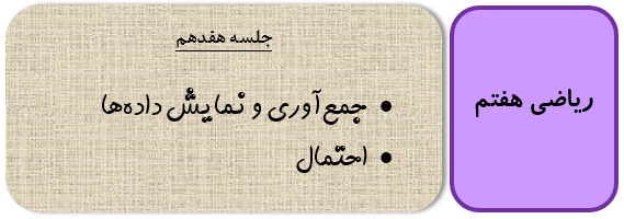 آمار و احتمال هفتم
